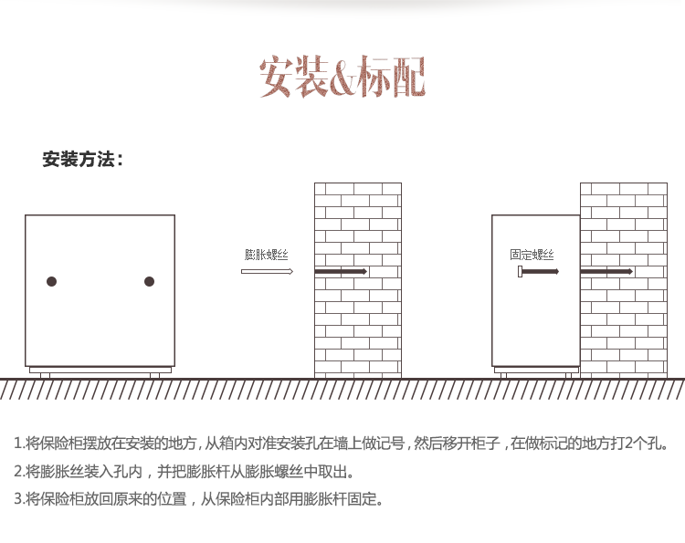 花都保險柜安裝方法